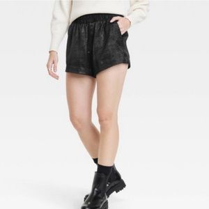 Women | High-Rise Metallic Shorts A New Day size M